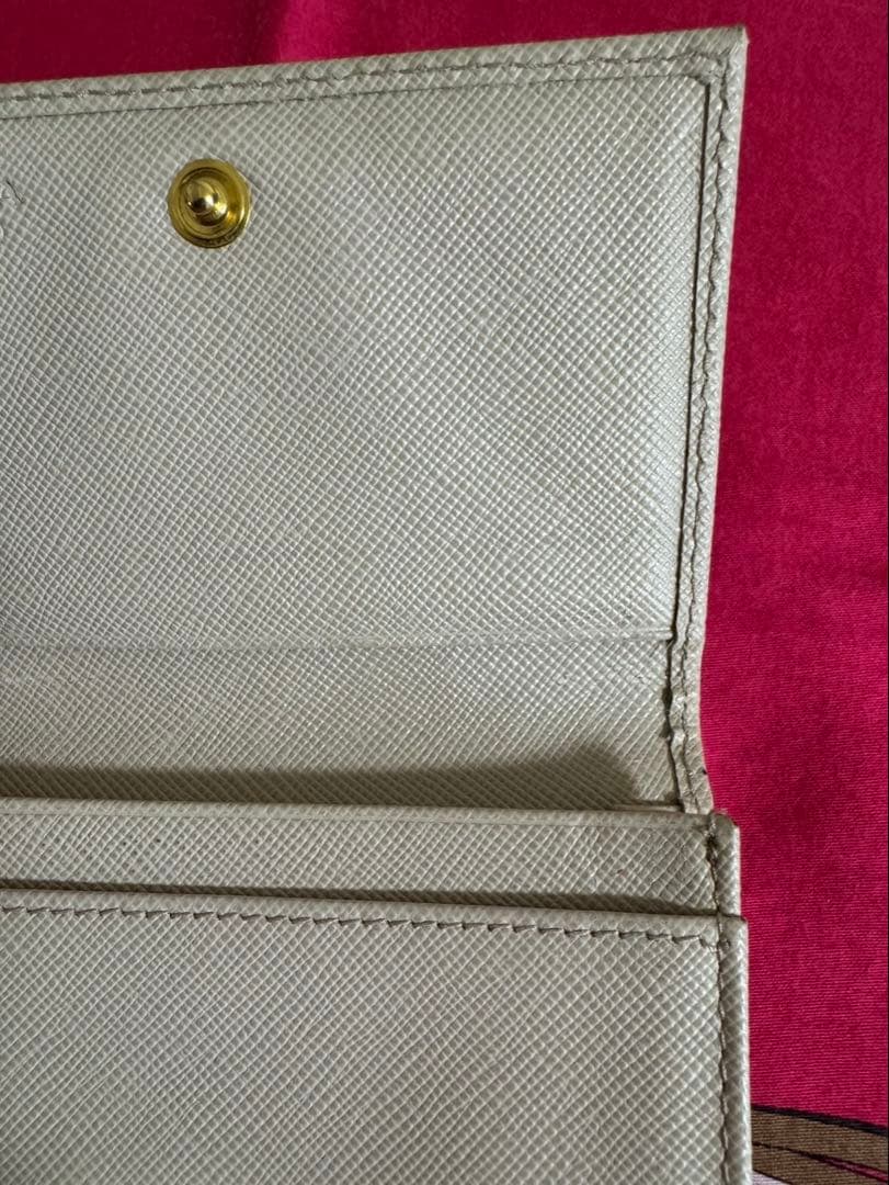 PRADA カードケース 名刺入れ ピンクベージュ