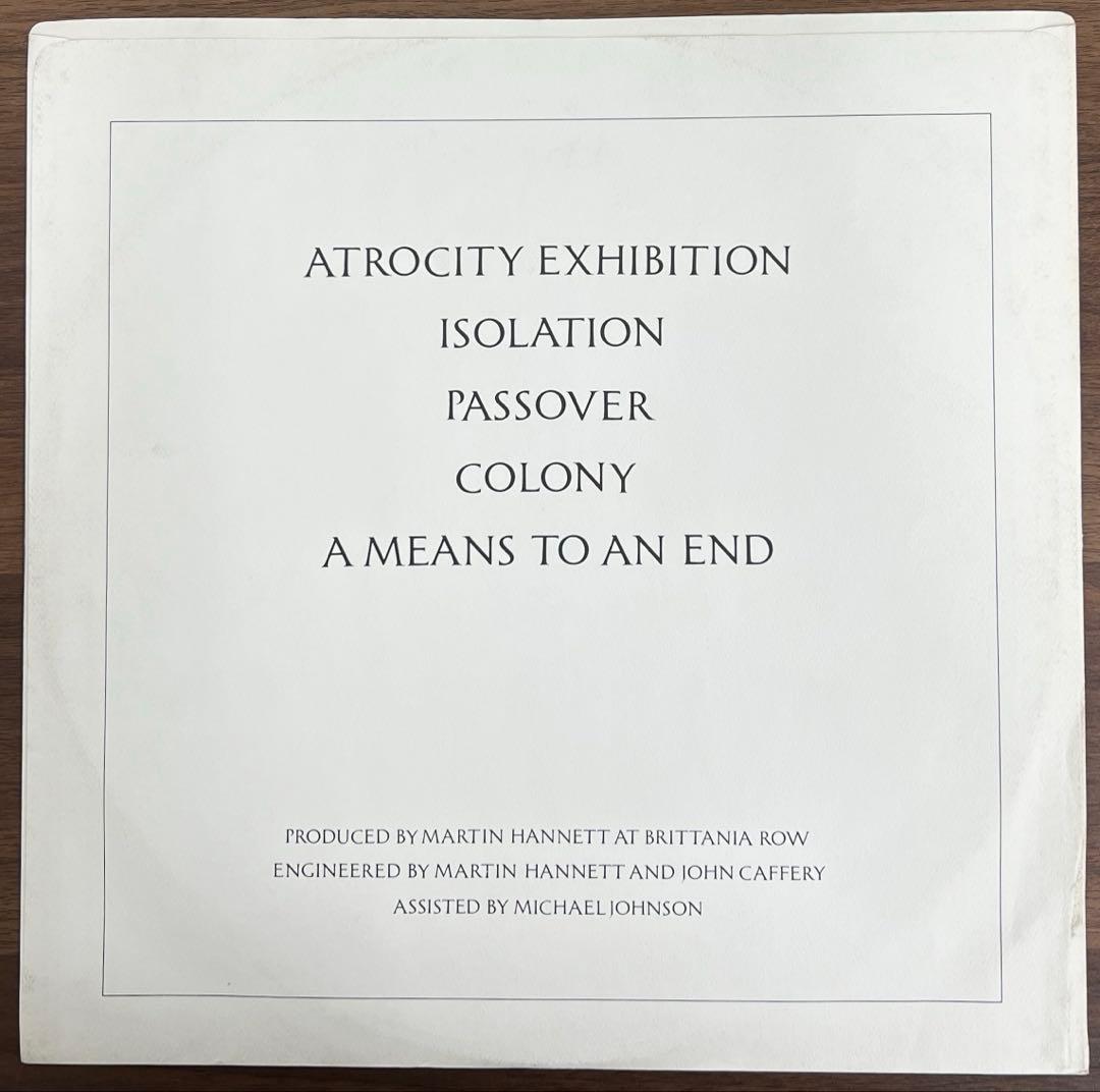 【LP/US盤】Joy Division / Closer FACTUS6