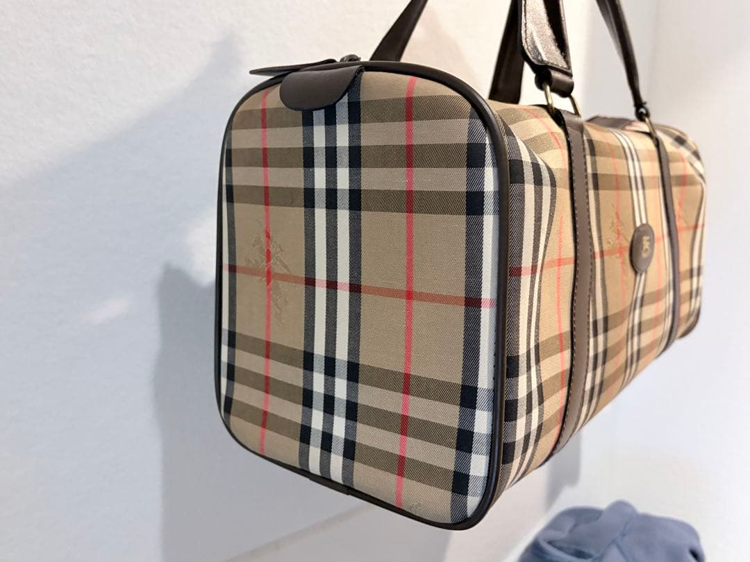 Burberrys バーバリー ノバチェック シャドーホース ボストンバッグ
