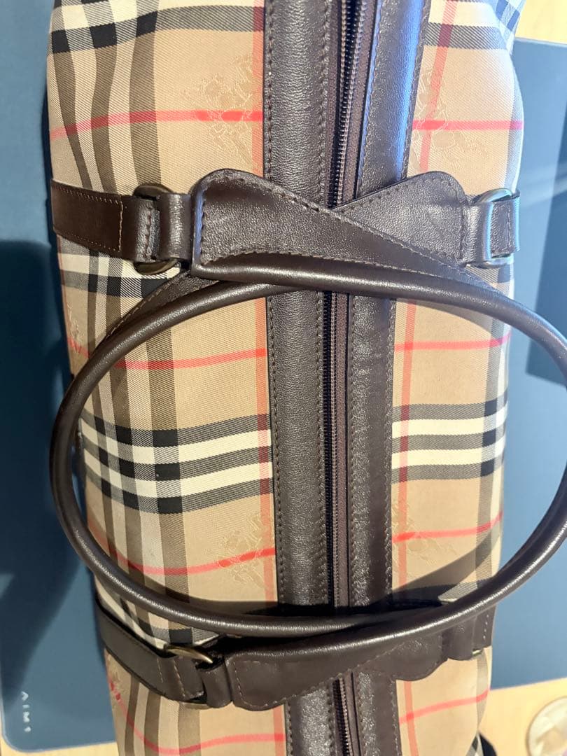 Burberrys バーバリー ノバチェック シャドーホース ボストンバッグ