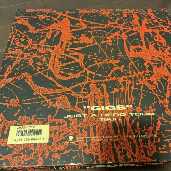 【売り】BOOWY JUST A HERO TOUR 1986 初回限定