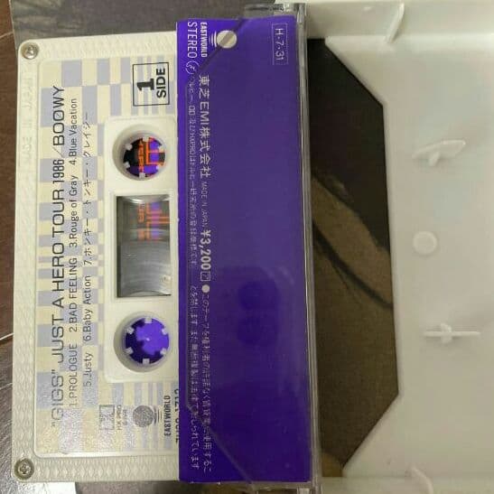【売り】BOOWY JUST A HERO TOUR 1986 初回限定