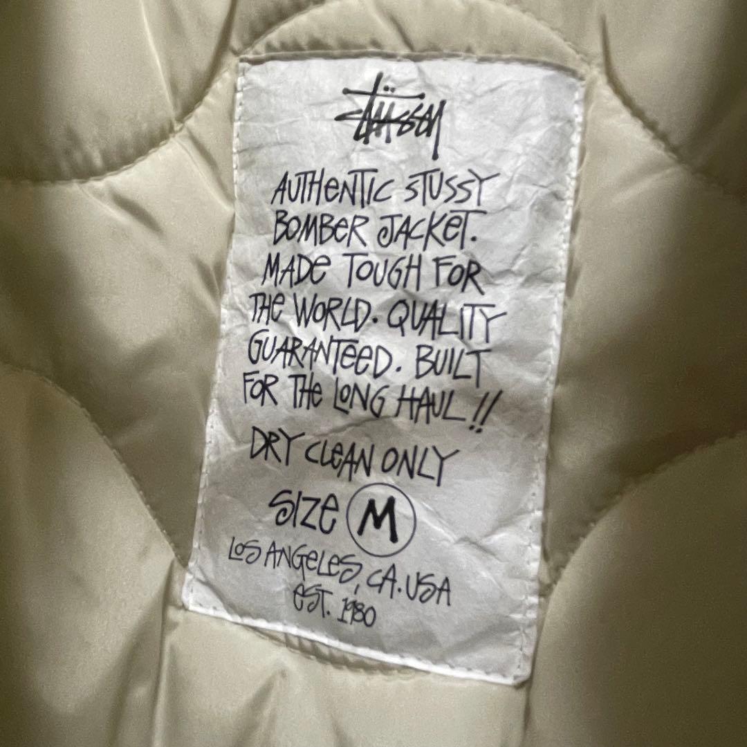 【新品】STUSSY MA-1 JACKET BROWN