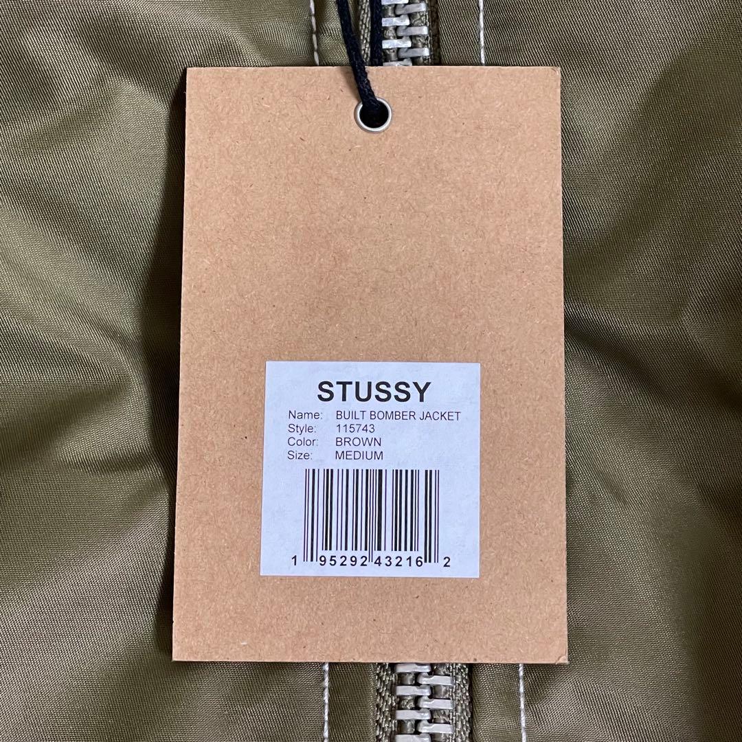 【新品】STUSSY MA-1 JACKET BROWN