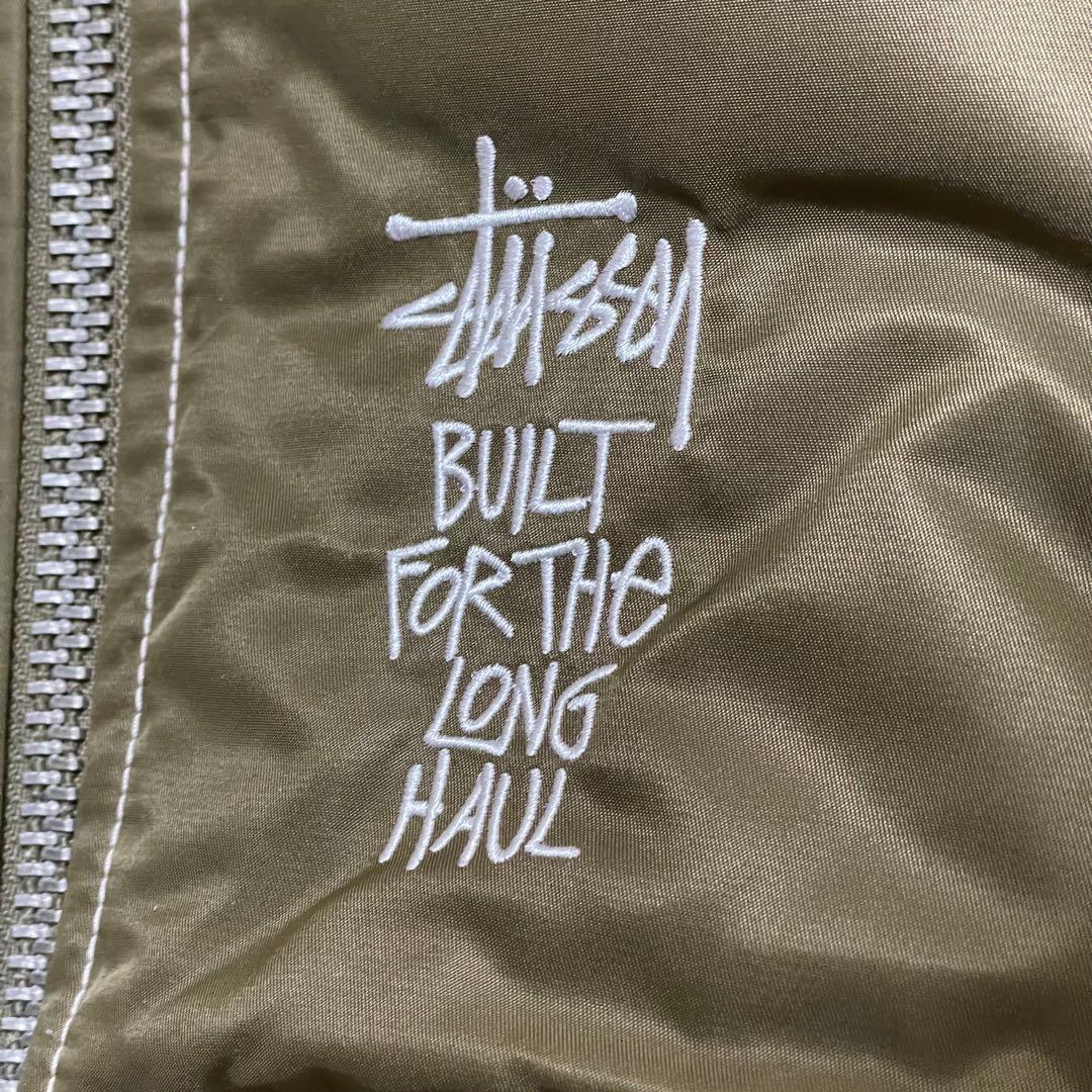 【新品】STUSSY MA-1 JACKET BROWN