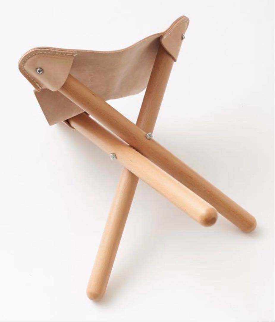 B*i様 romo ロモ SANSA CHAIR ヌメ革 折りたたみチェア