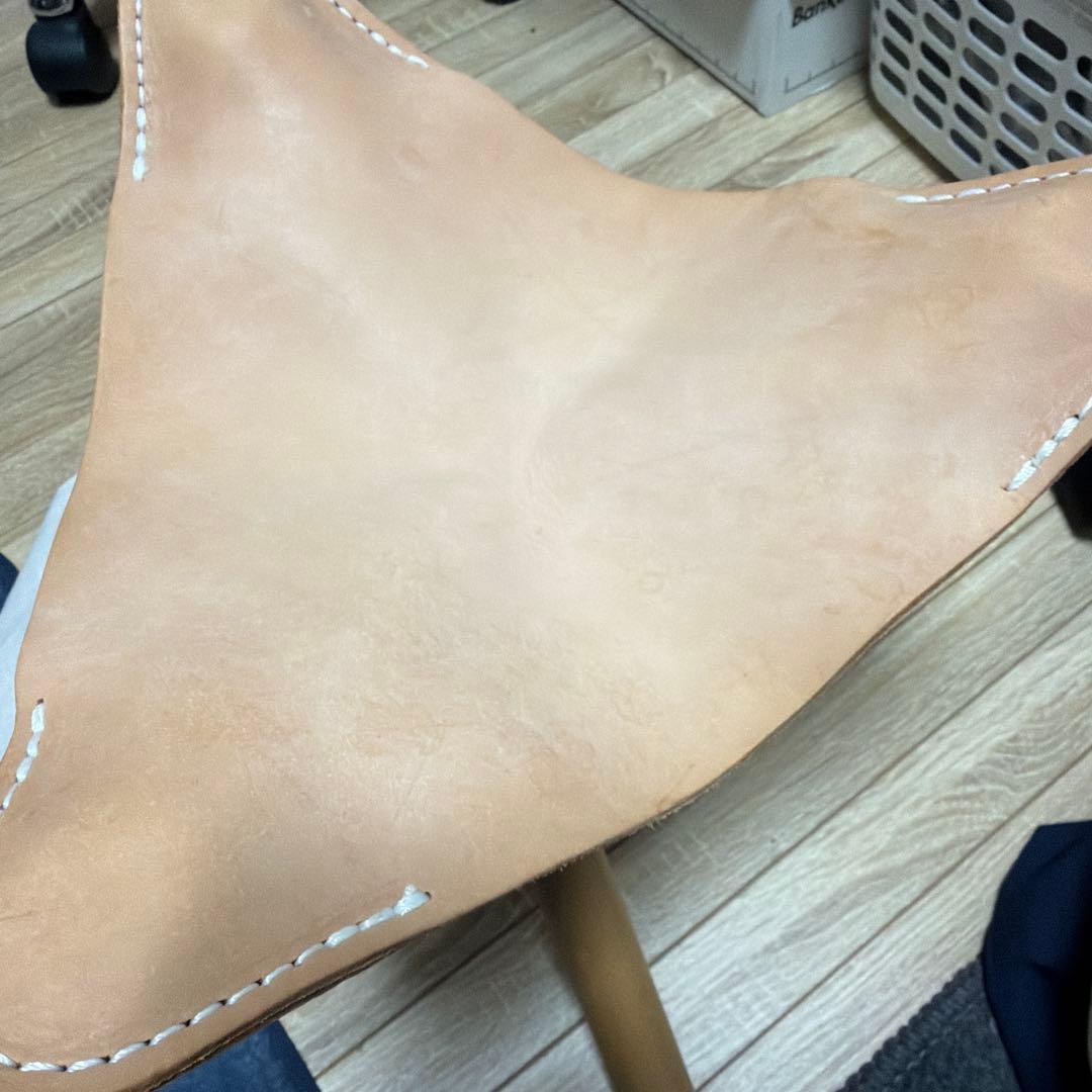 B*i様 romo ロモ SANSA CHAIR ヌメ革 折りたたみチェア
