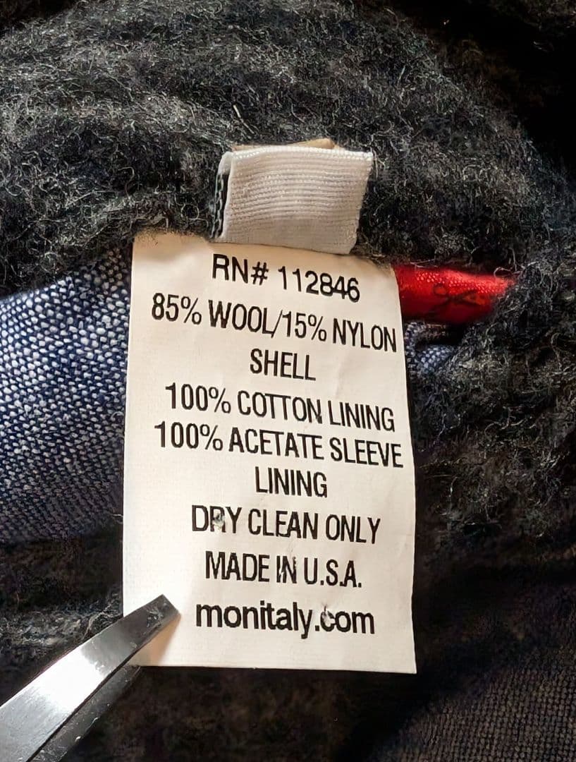 【 レア商品 】MONITALY ウール テーラードジャケット USA製