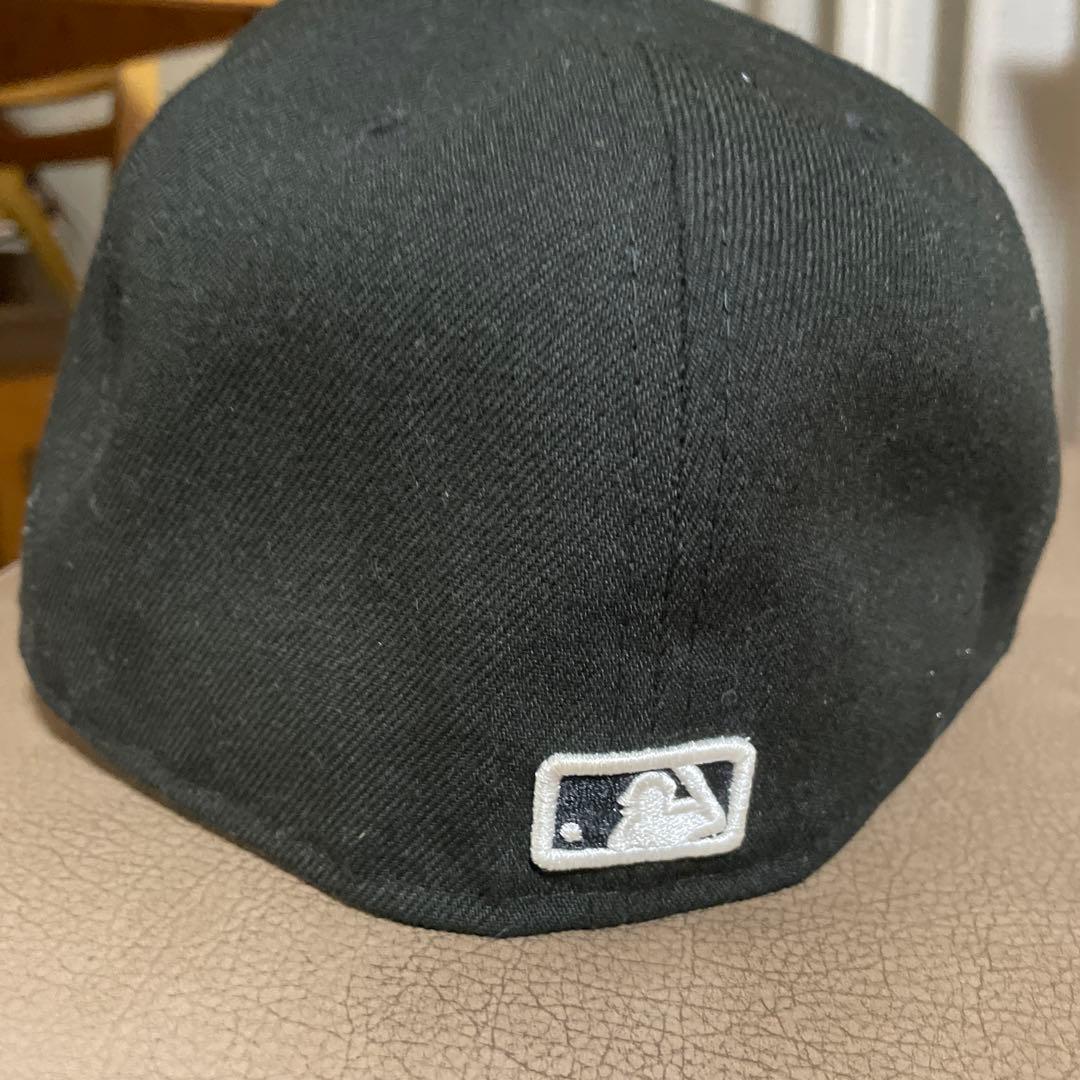 new era 黒　アタランタ・ブレーブス3/8 Choppa Capone着用