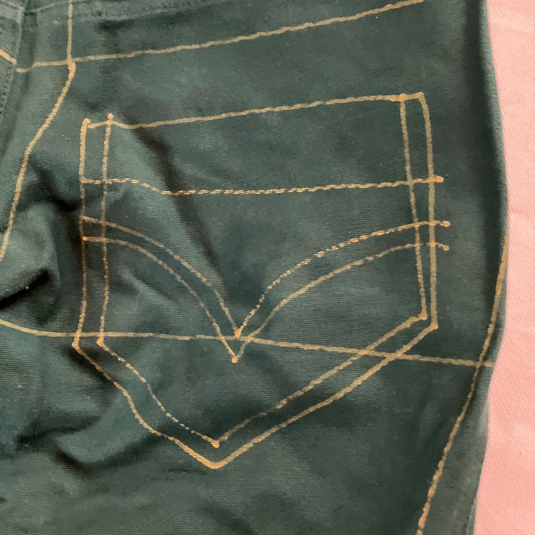 user_6e6d0fa8  ネメス　グリーンペイントパンツ