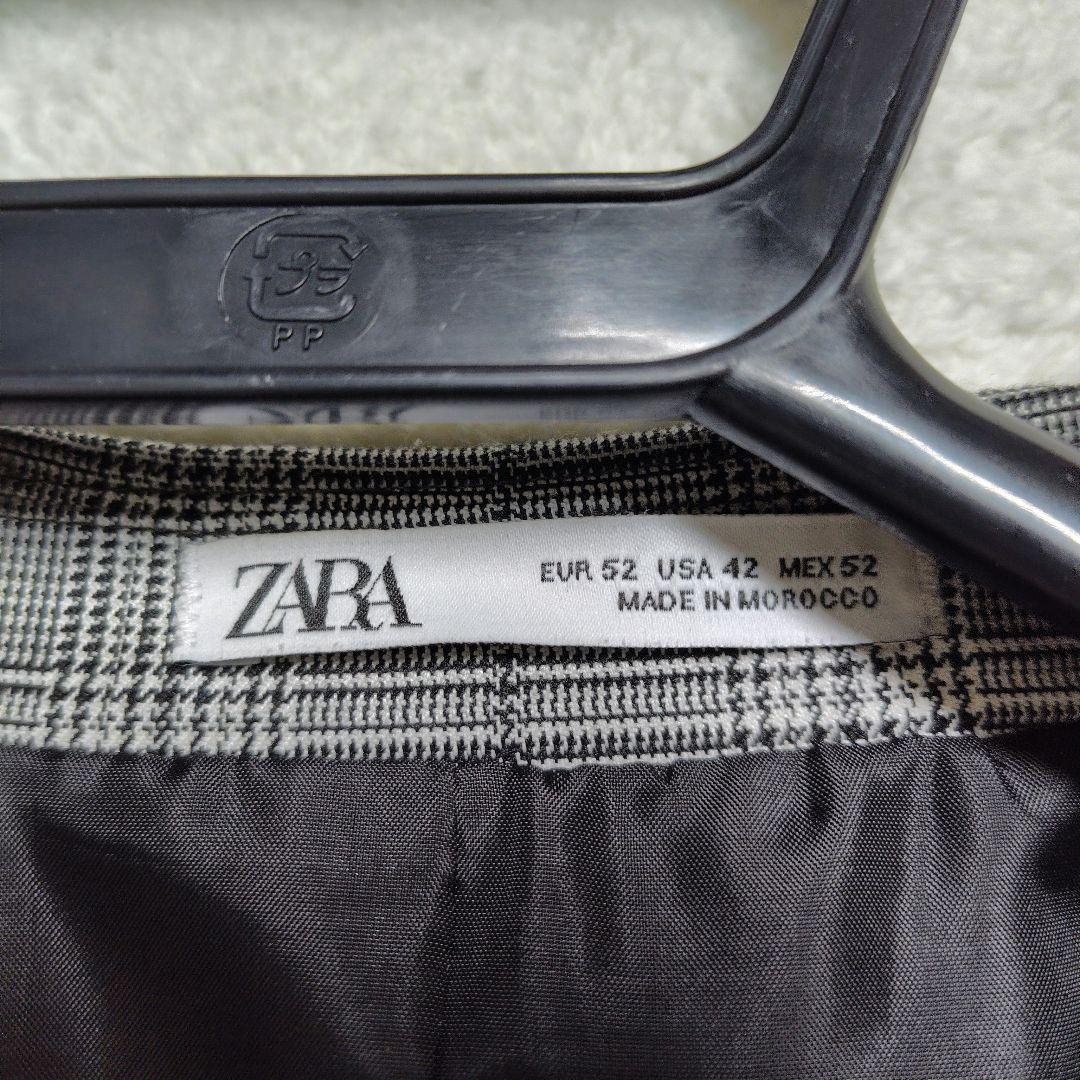 未使用に近い　現行　2XL　ZARA　テーラードジャケット グレンチェック