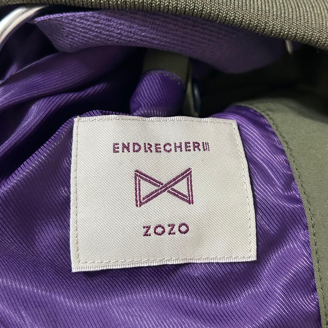 《美品》 ENDRECHERI ミリタリーブルゾン カーキ F 堂本剛