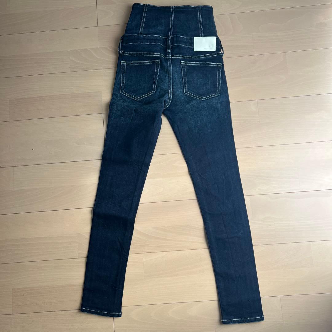GYDA ハイウエストボタンスキニーデニム パンツ