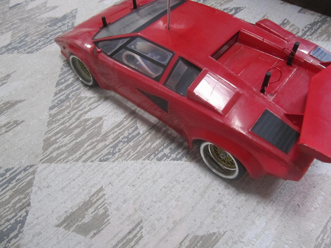 1/10 タミヤ TT01 R仕様 カウンタック TKコンバ LW ドバイVer