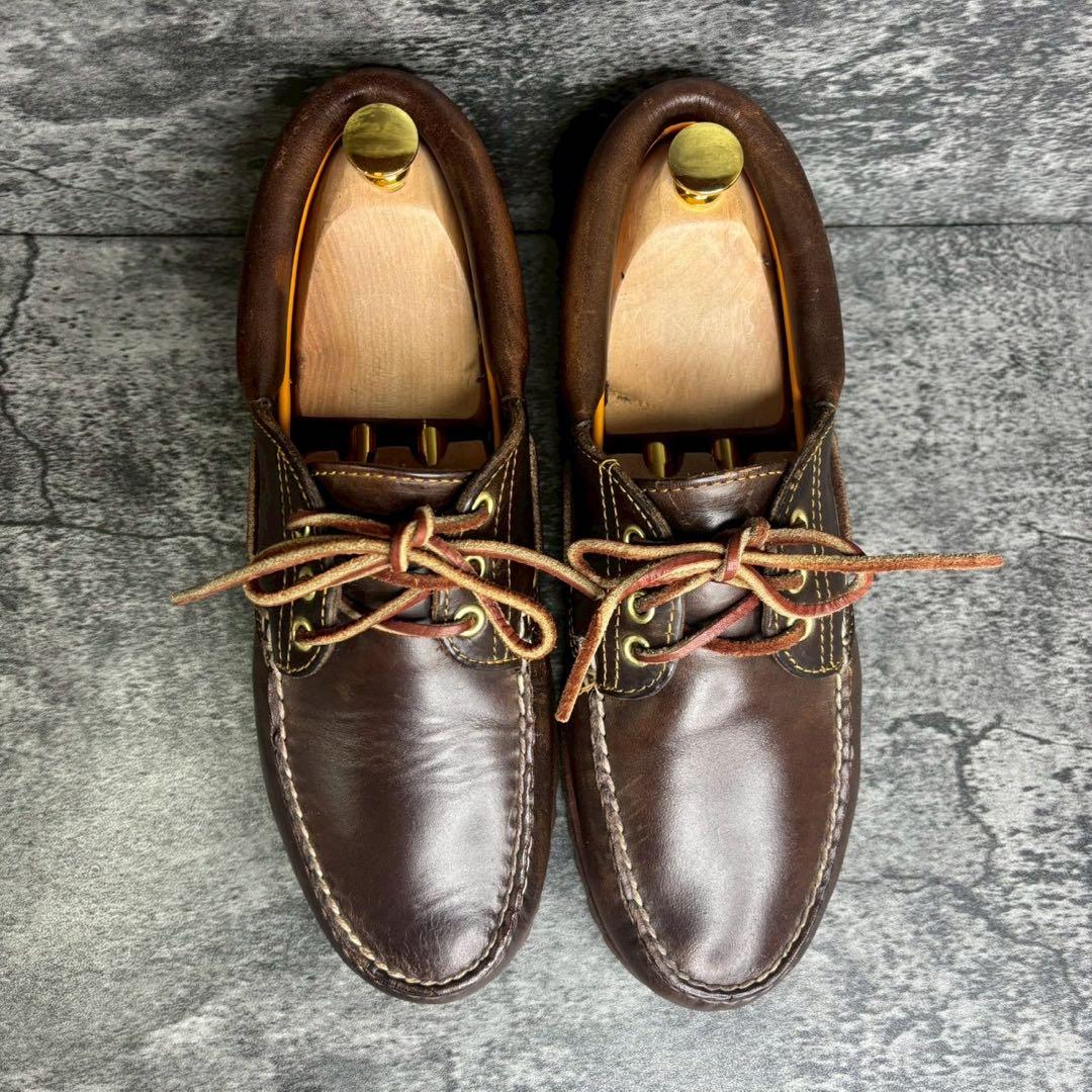 【美品】Timberland デッキシューズ 3Eye 26cm モカシン