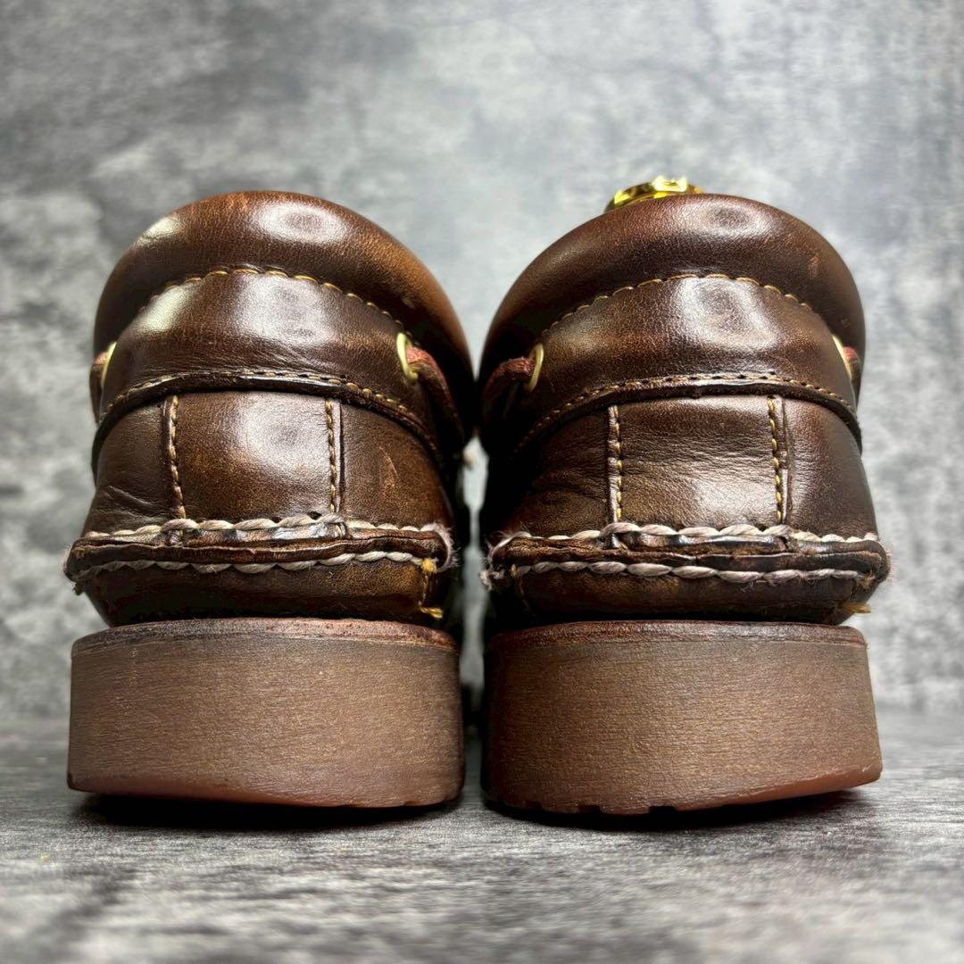 【美品】Timberland デッキシューズ 3Eye 26cm モカシン