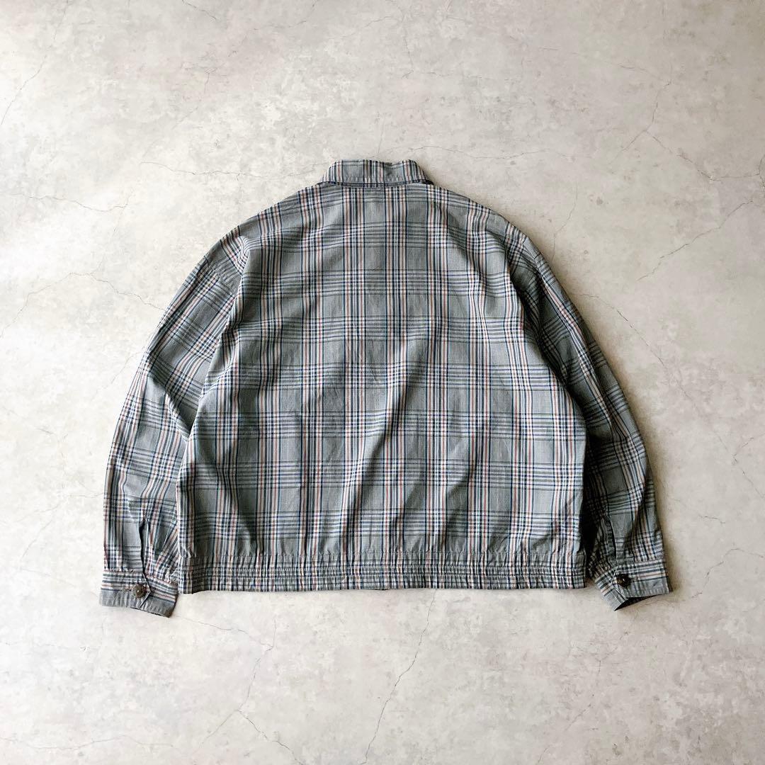 90s~ Aquascutum チェック柄 短丈 ボックス ジャケット