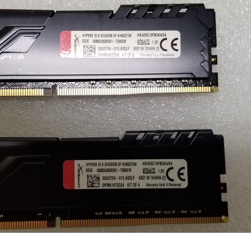 Kingston HyperX DDR4 32GB (16GB×2) ①