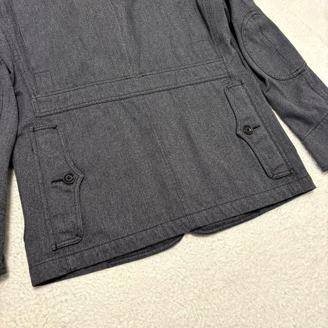 未使用級 J.PRESS ブラックシャンブレー ハンティングジャケット L