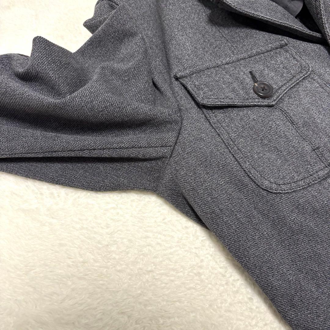未使用級 J.PRESS ブラックシャンブレー ハンティングジャケット L