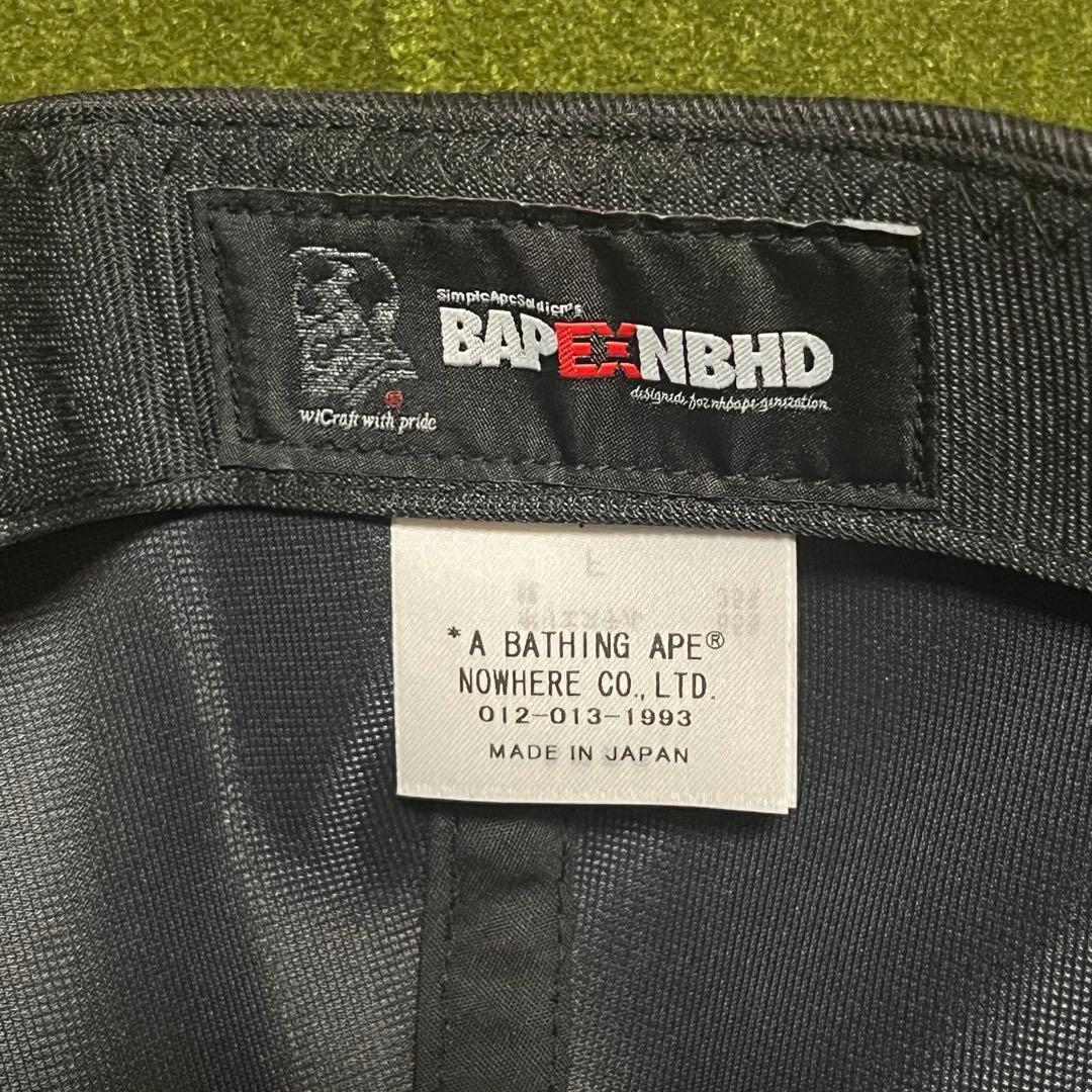 BAPE NEIGHBORHOOD キャップ　帽子　ブラック　黒