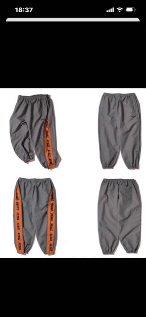 ケボズ KEBOZ 2TONE TRACK PANTS GRAY （GRAY）