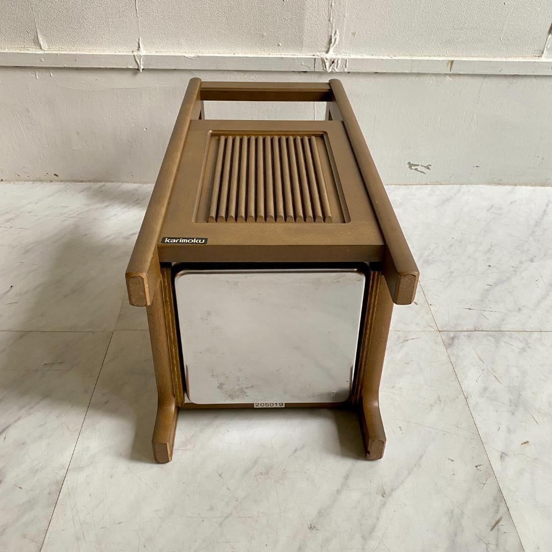 カリモク karimoku 木製 傘立て 美品