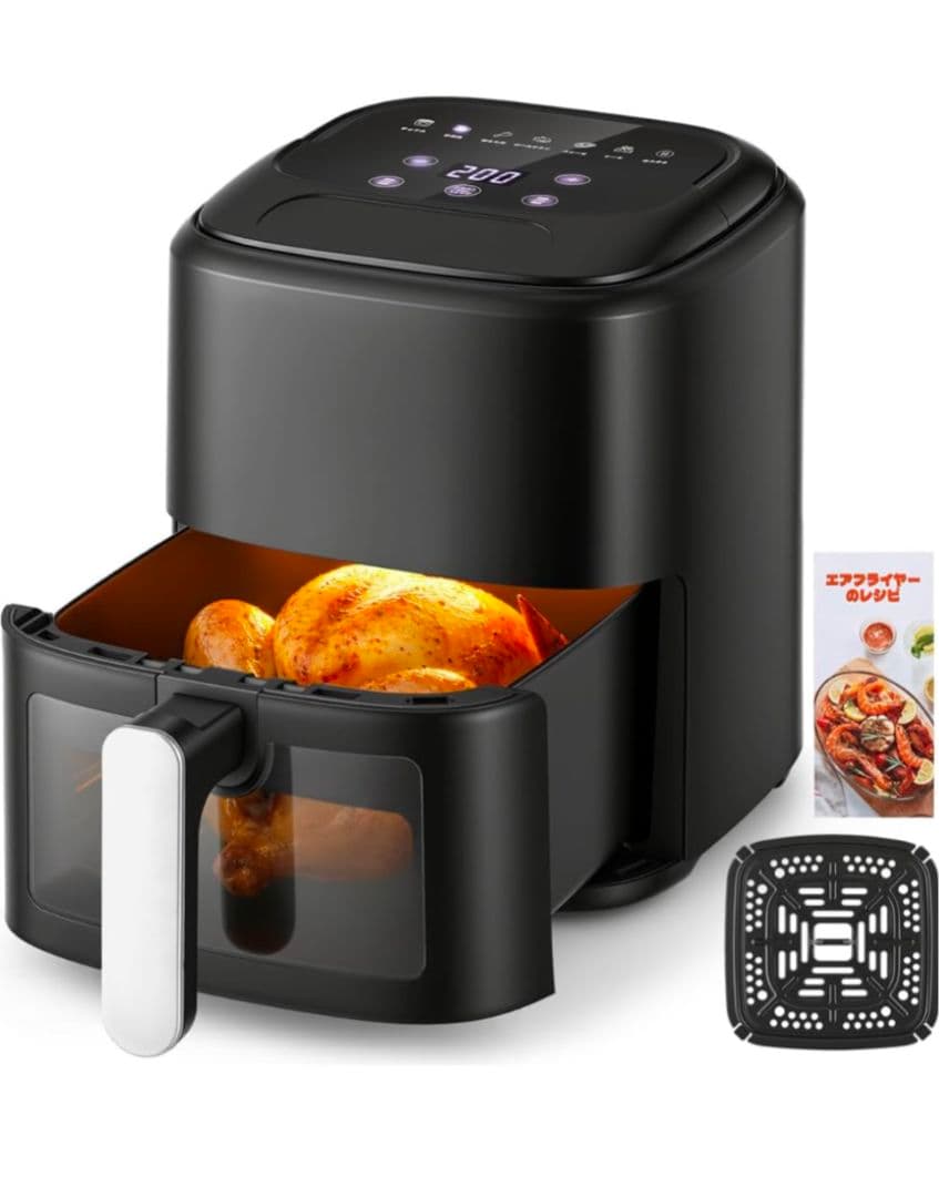 新品未使用　4.5L 大容量　エアフライヤー