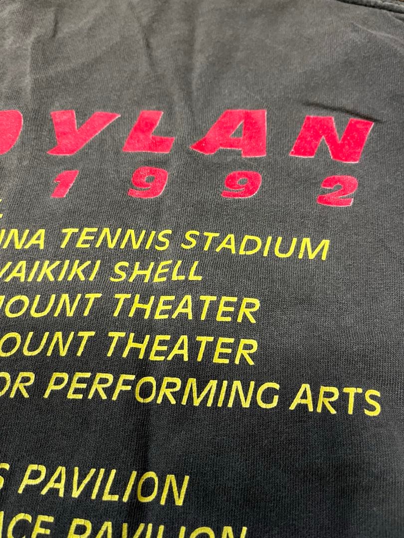 1992年BOB DYLANボブディラン ヴィンテージ　Tシャツ Brockum
