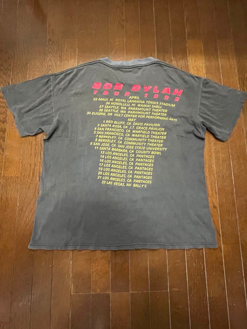 1992年BOB DYLANボブディラン ヴィンテージ　Tシャツ Brockum