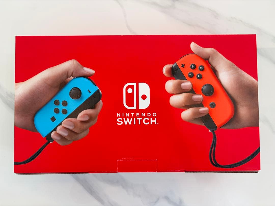 【新型箱付き】ニンテンドースイッチ　本体　付属品完備　ネオンカラー　付属品完備