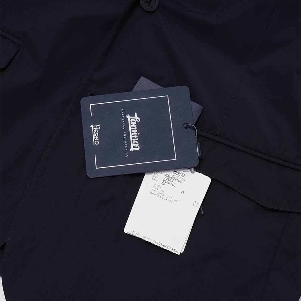 HERNO Laminor ヘルノ ラミナー ストレッチジャケット 紺 50