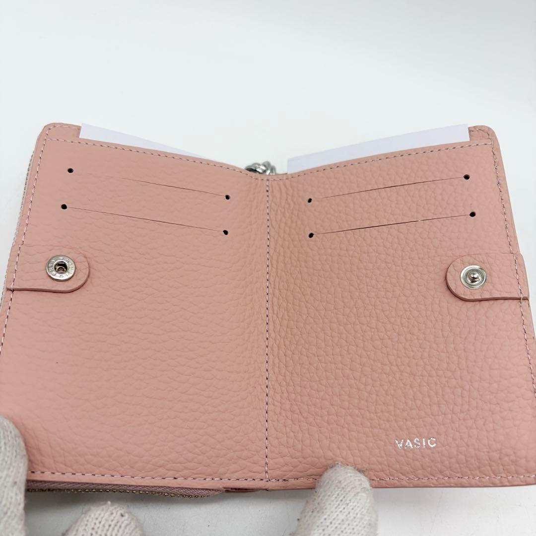 新品 アダムエロペ別注 VASIC Round Mini 二つ折り財布 箱付き