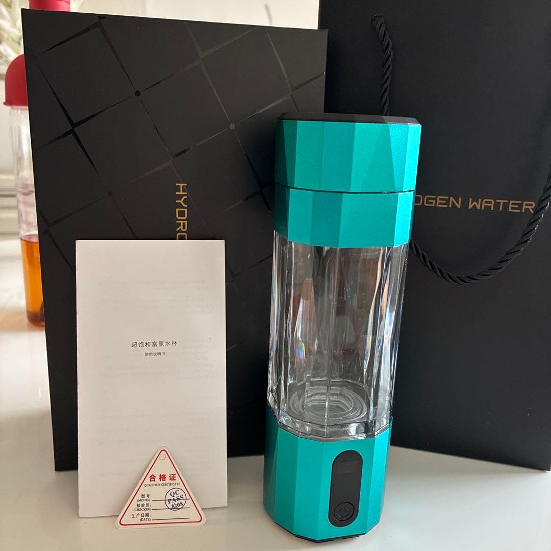 水素水生成器 USB充電式 青色 約22cm