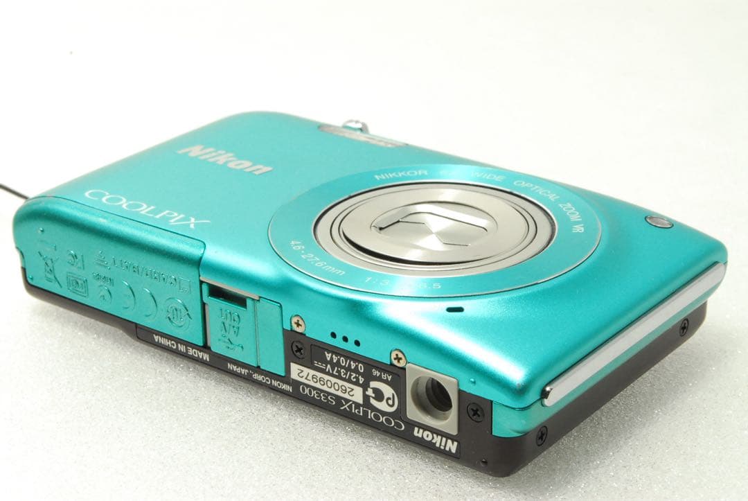 Nikon COOLPIX S3300 ❤️スマホ転送 動作確認済 ブルー ニコン