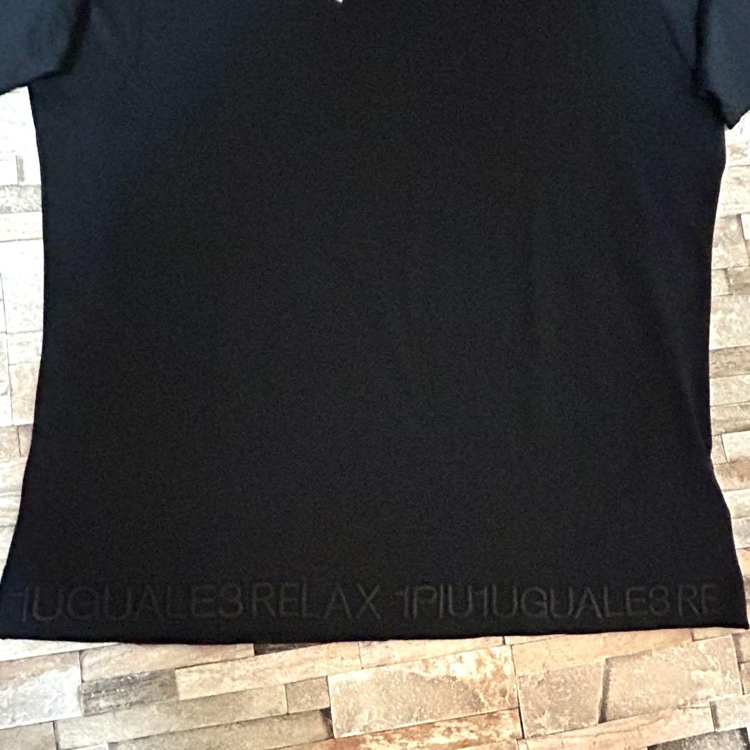 【新品】1PIU1UGUALE3 RELAX／裾刺繍ロゴTシャツ カットソーXL