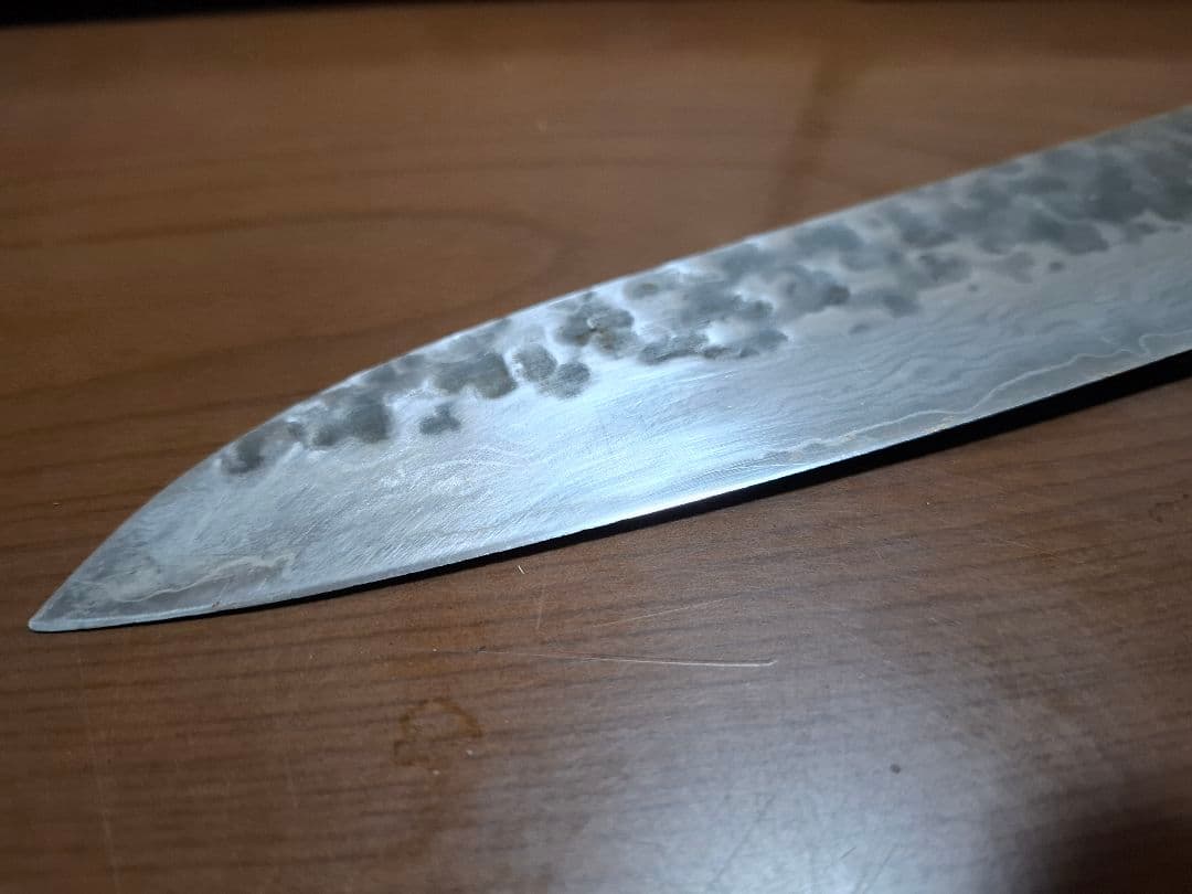 紋三郞　万能包丁 三徳包丁 全長30.7 刃渡り18.5cm 高級庖丁