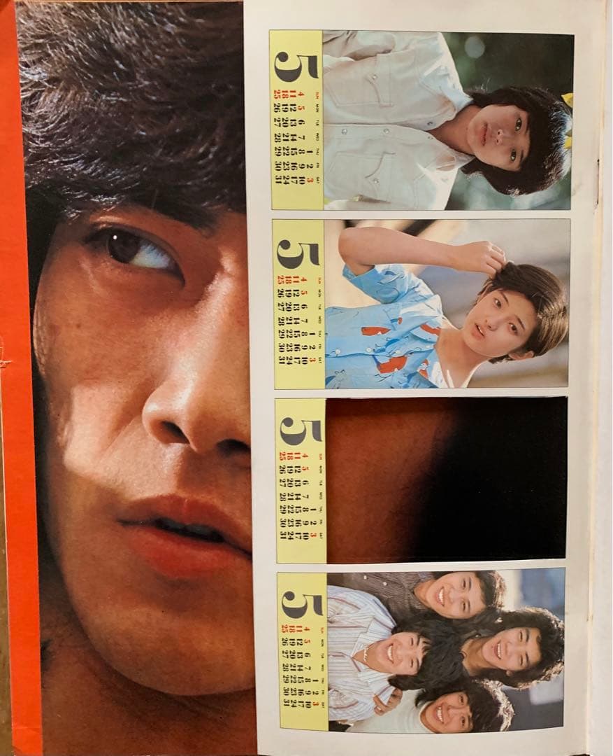 明星　1975(昭和50)年6月号【激レア付録ポスター付き】歌本なし