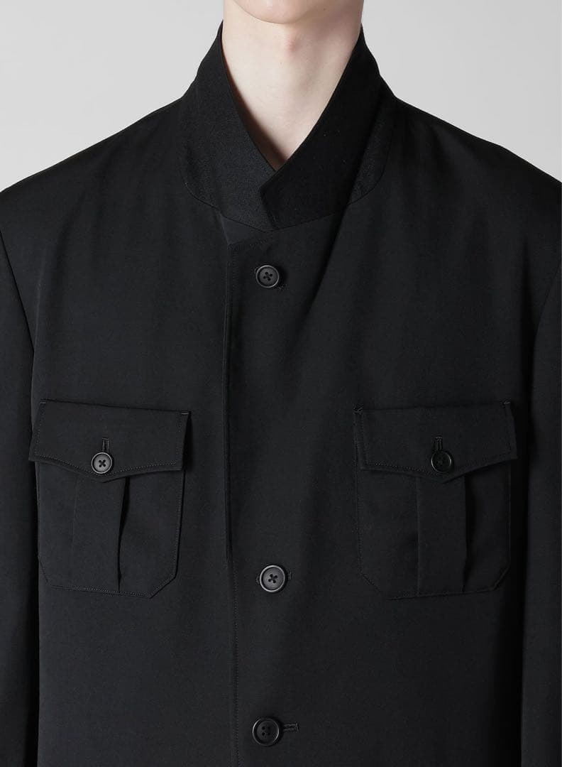 Yohji Yamamoto シワギャバ　ジャケット サイズ3