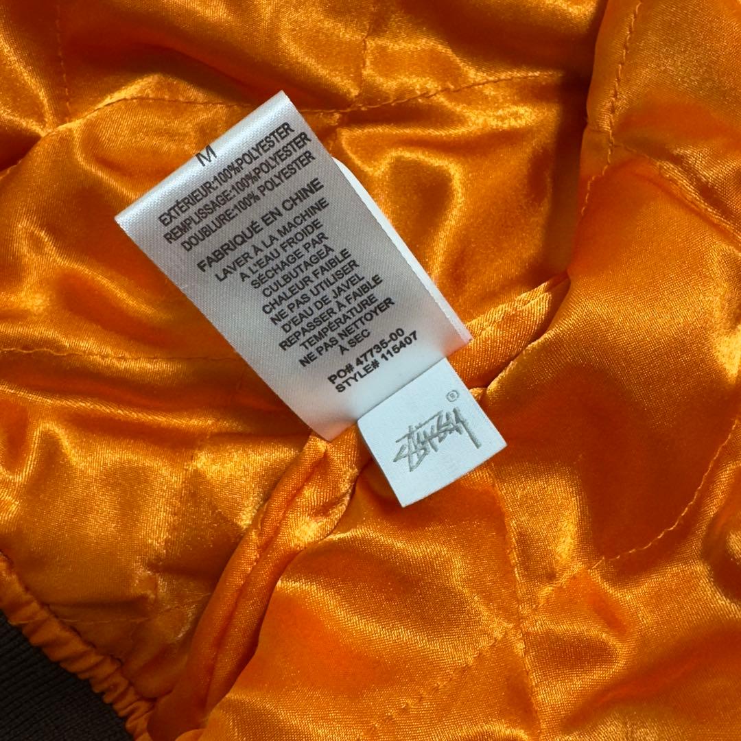 【archive】Stussy Brown MA-1 Bomber-jacket
