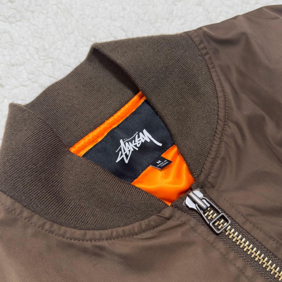 【archive】Stussy Brown MA-1 Bomber-jacket