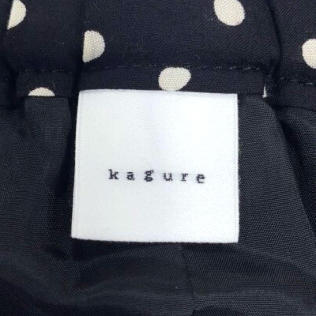 kagure かぐれ　ドットギャザースカート