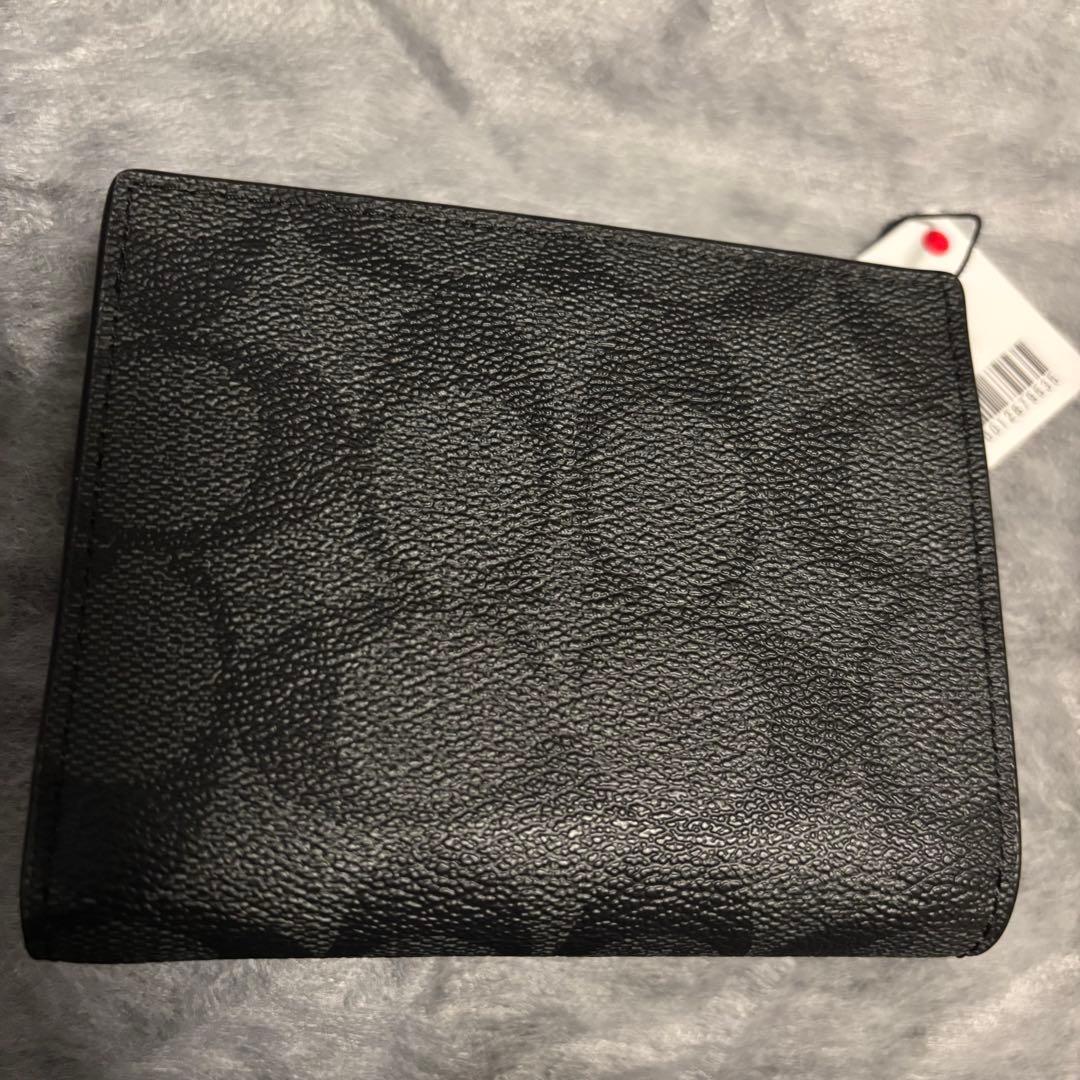 【タイムセール】新品未使用 COACH コーチ 二つ折り財布