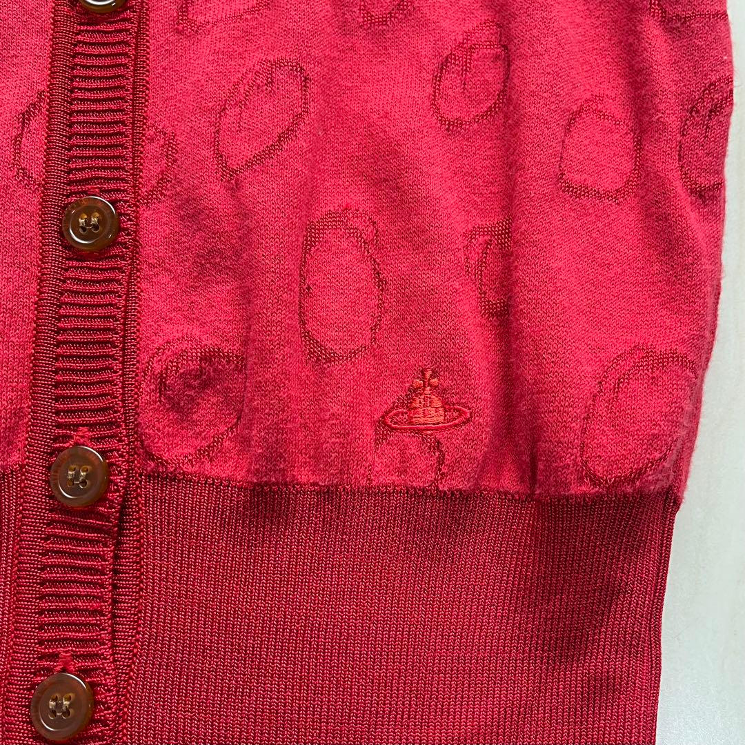 ヴィヴィアンウエストウッドレッドレーベル カーディガン オーブ刺繍