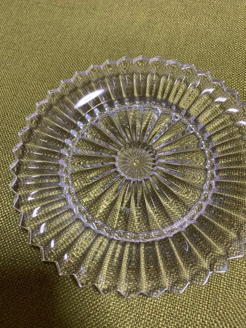 Baccarat 皿 2枚セット　直径16cm
