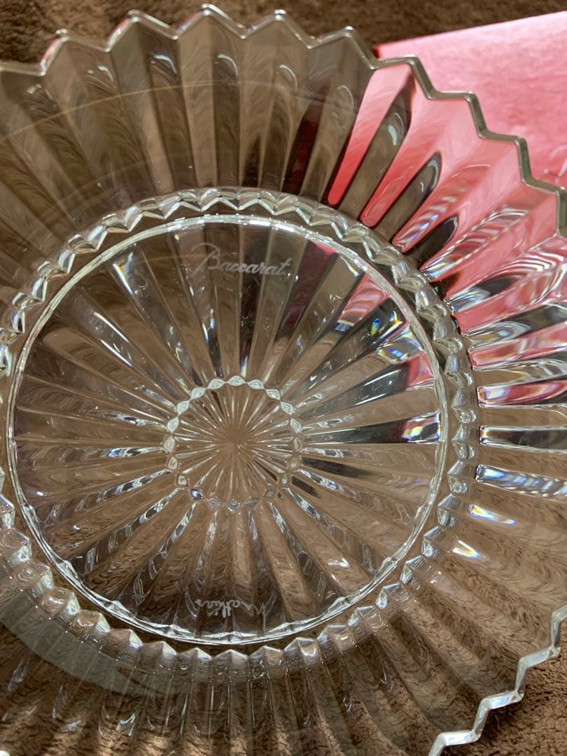 Baccarat 皿 2枚セット　直径16cm