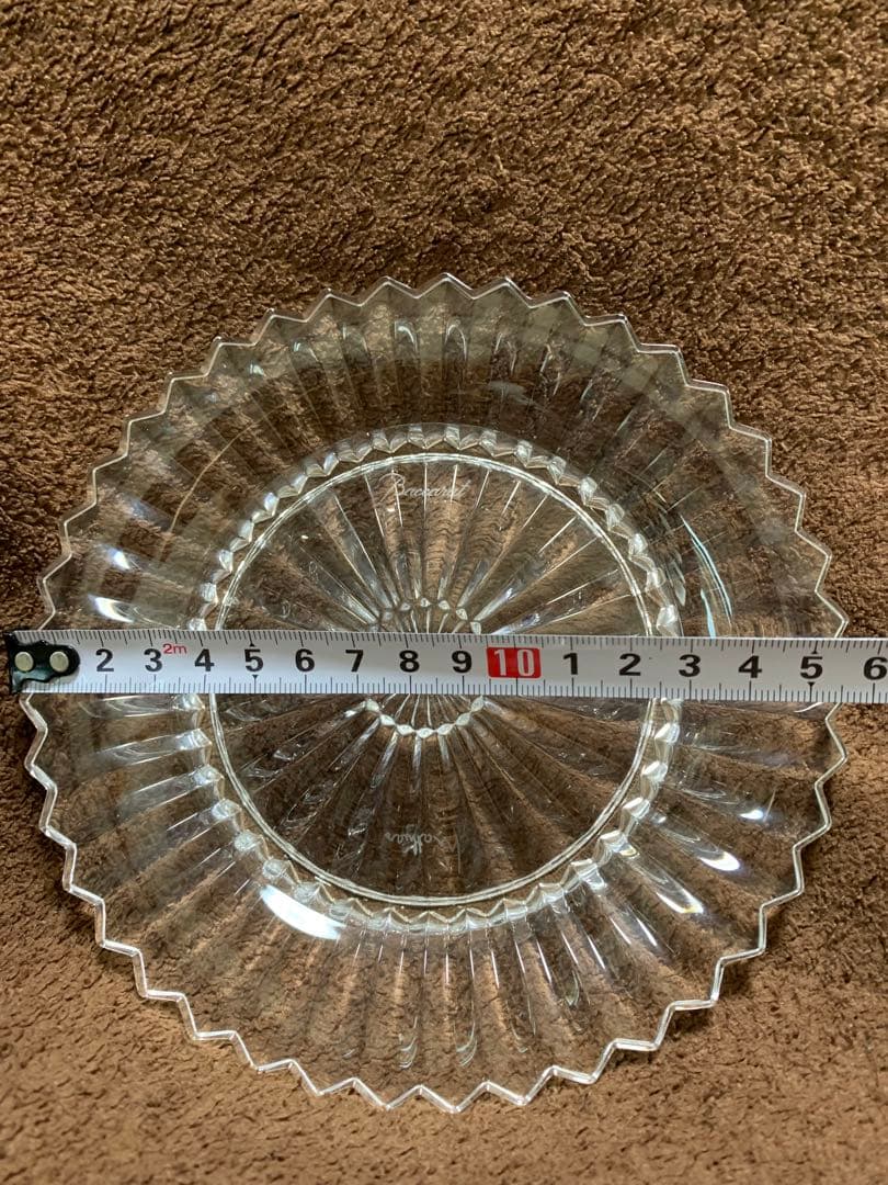 Baccarat 皿 2枚セット　直径16cm