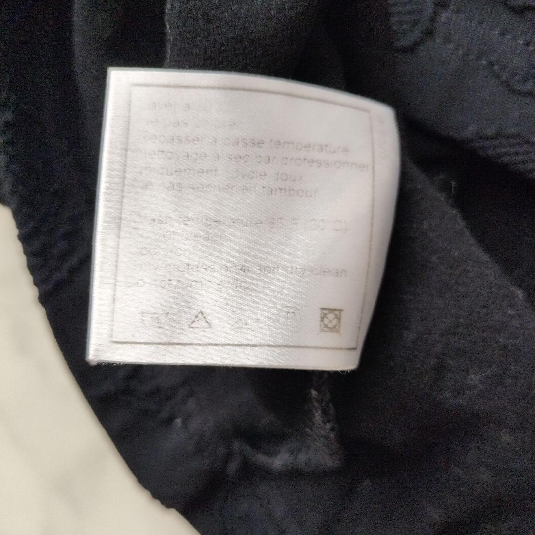 シャネル　CHANEL ブラック カメリア柄Tシャツ 40　98P
