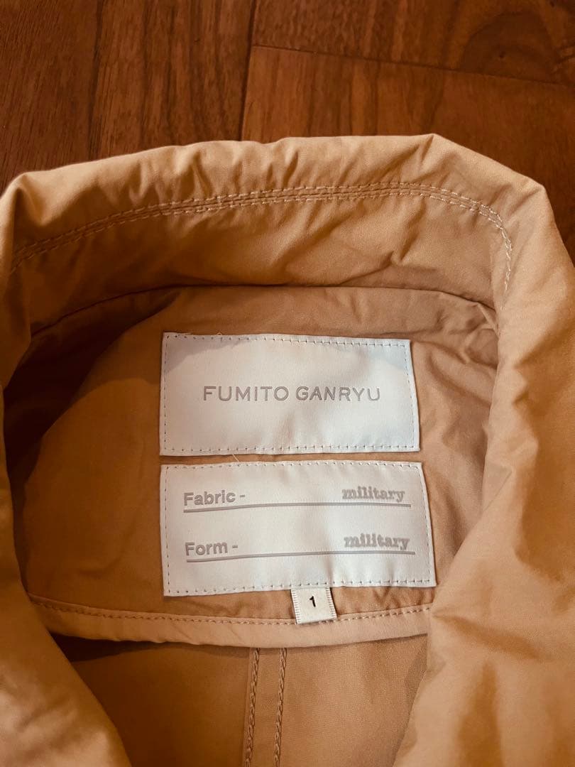 FUMITO GANRYU モッズコート　ベージュ