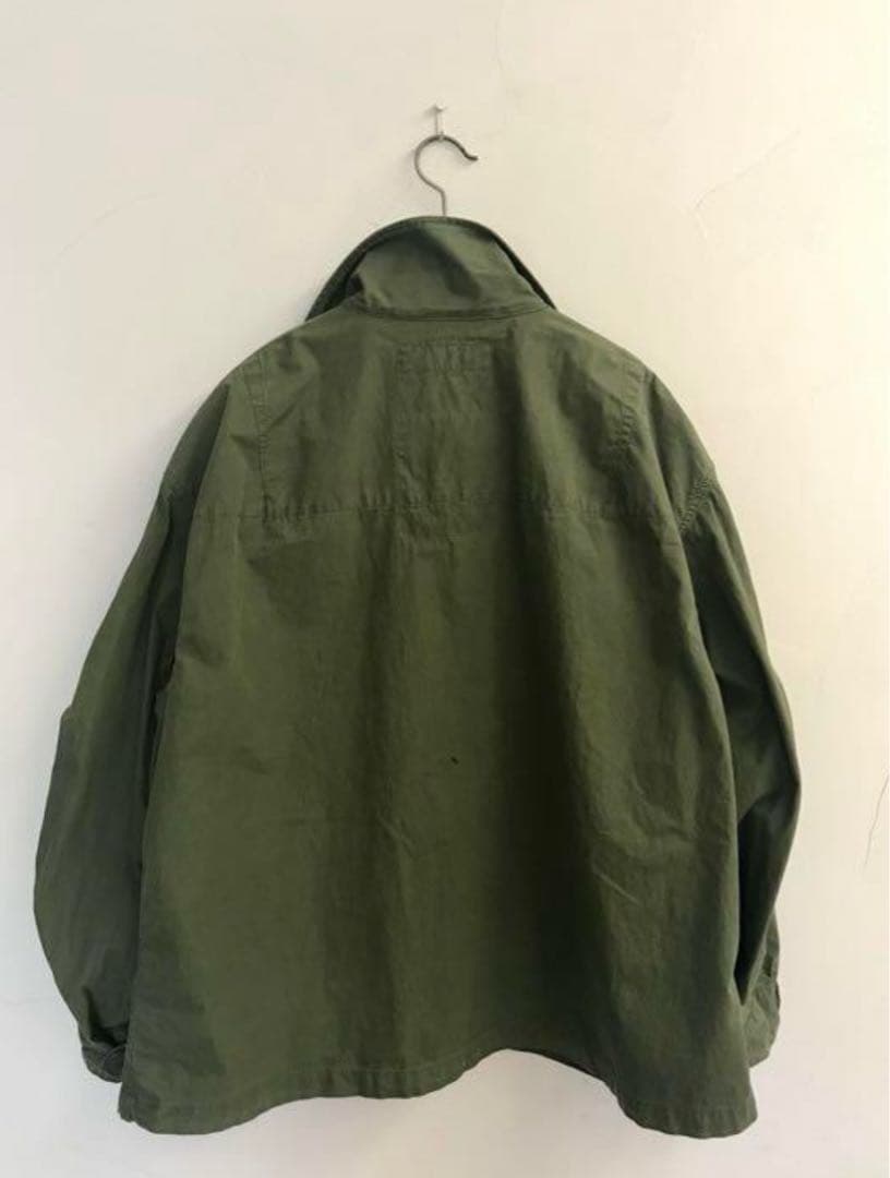 極美品シンゾーンミリタリーカーキジャケットTHESHINZONEビックシルエット